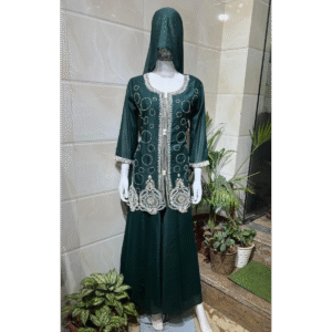 Regal Embroidered Sharara Suit with Dupatta