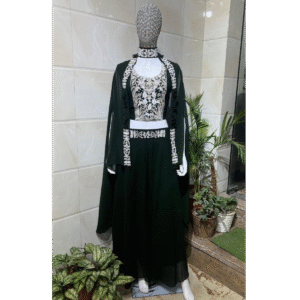Regal Embroidered Jacket Palazzo Set